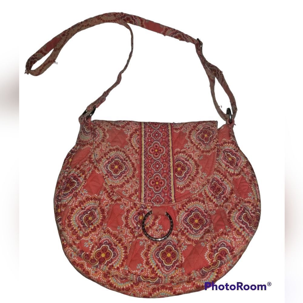 Vera Bradley💜Orange Crossbody Floral